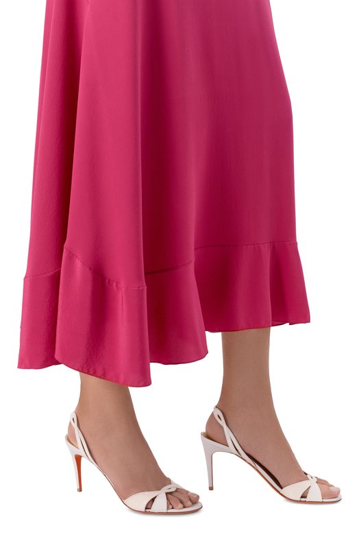 Лакированные босоножки Santoni WHIG72010HA2NKWY Белый  WHIG72010HA2NKWY Фото 2