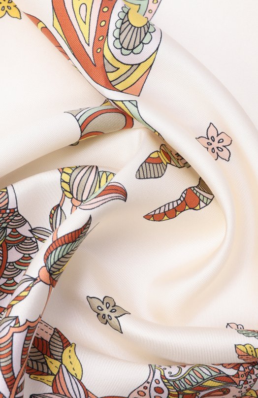 Шелковый платок Longchamp 50647GS0/GS0 Кремовый  50647GS0/GS0 Фото 3