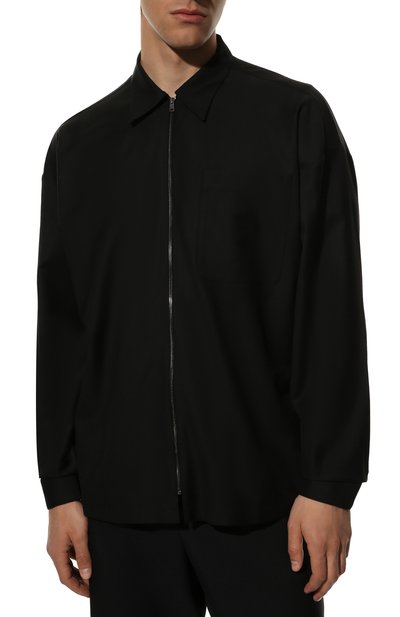 Шерстяная рубашка PRADA, арт. SC614-11AD-F0002-221, фото 3