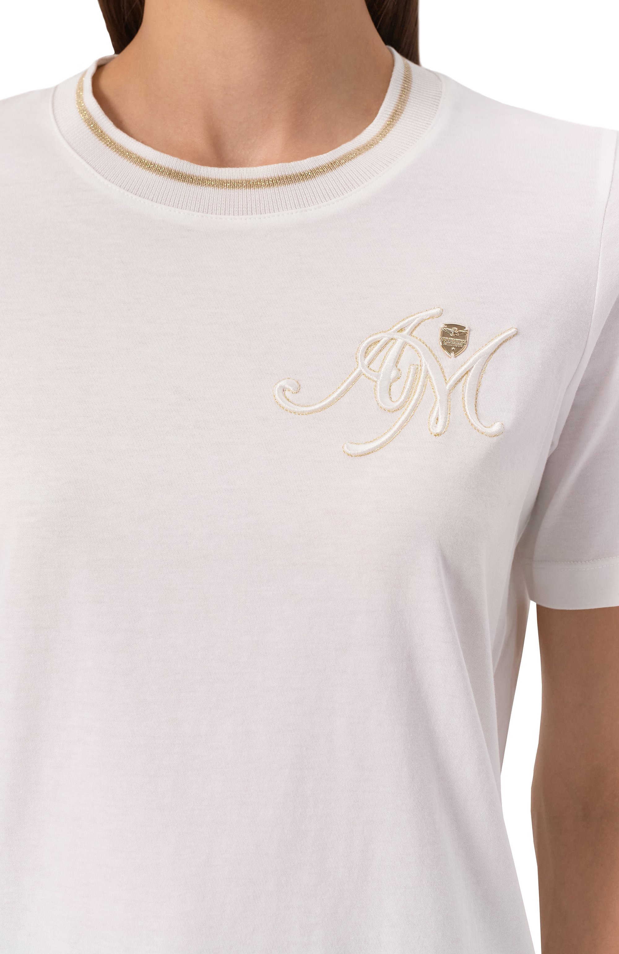 Хлопковая футболка AERONAUTICA MILITARE, арт. 251TS2409DJ638, фото 5