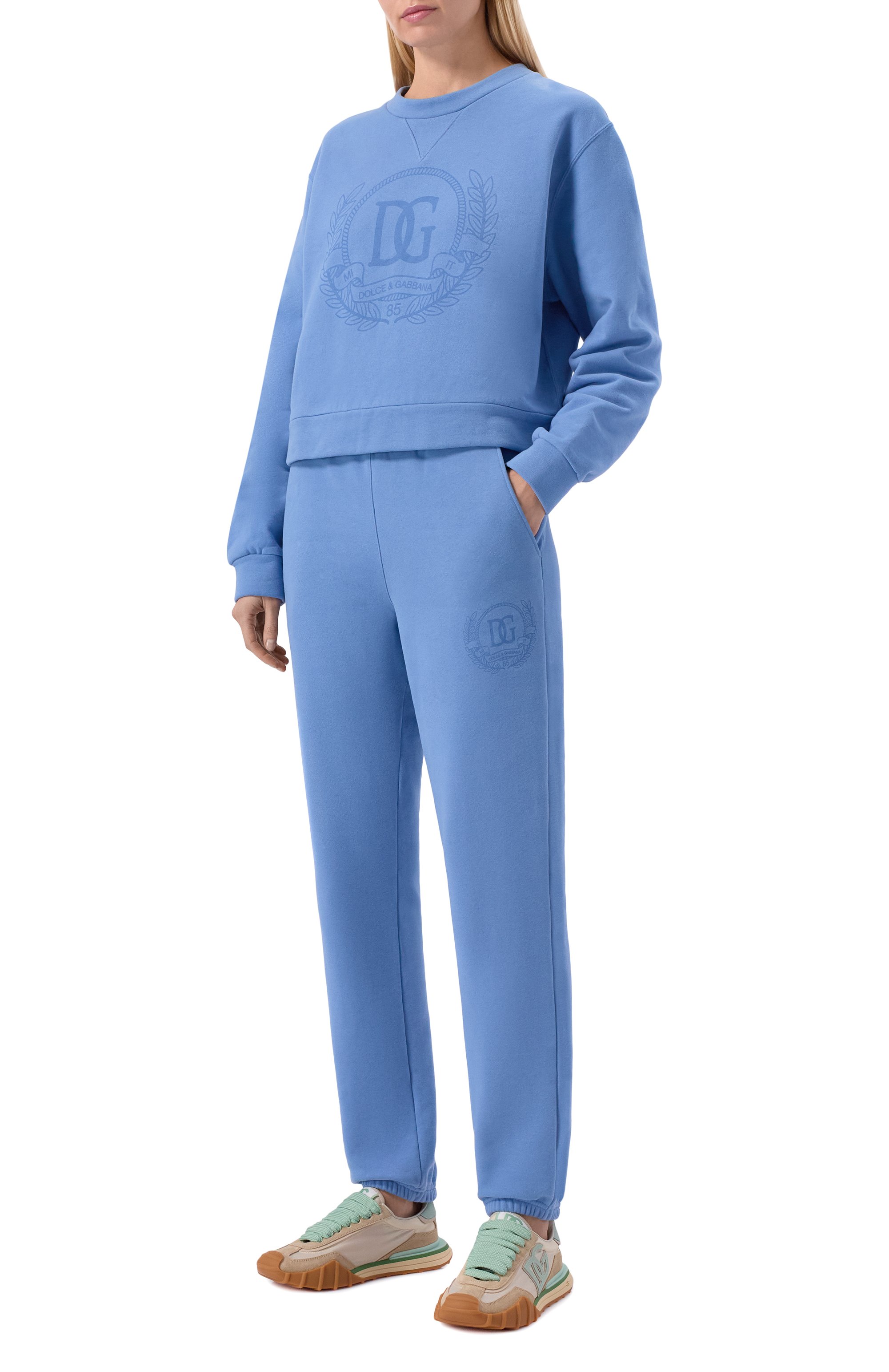 Комбинированные кроссовки dg athletic DOLCE & GABBANA, арт. CK2384/AZ681, фото 3