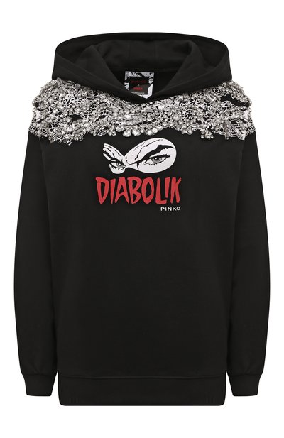 Хлопковое худи PINKO, арт. 1L109D-8314, фото 1