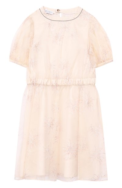 Шелковое платье BRUNELLO CUCINELLI, арт. BQ963S644A