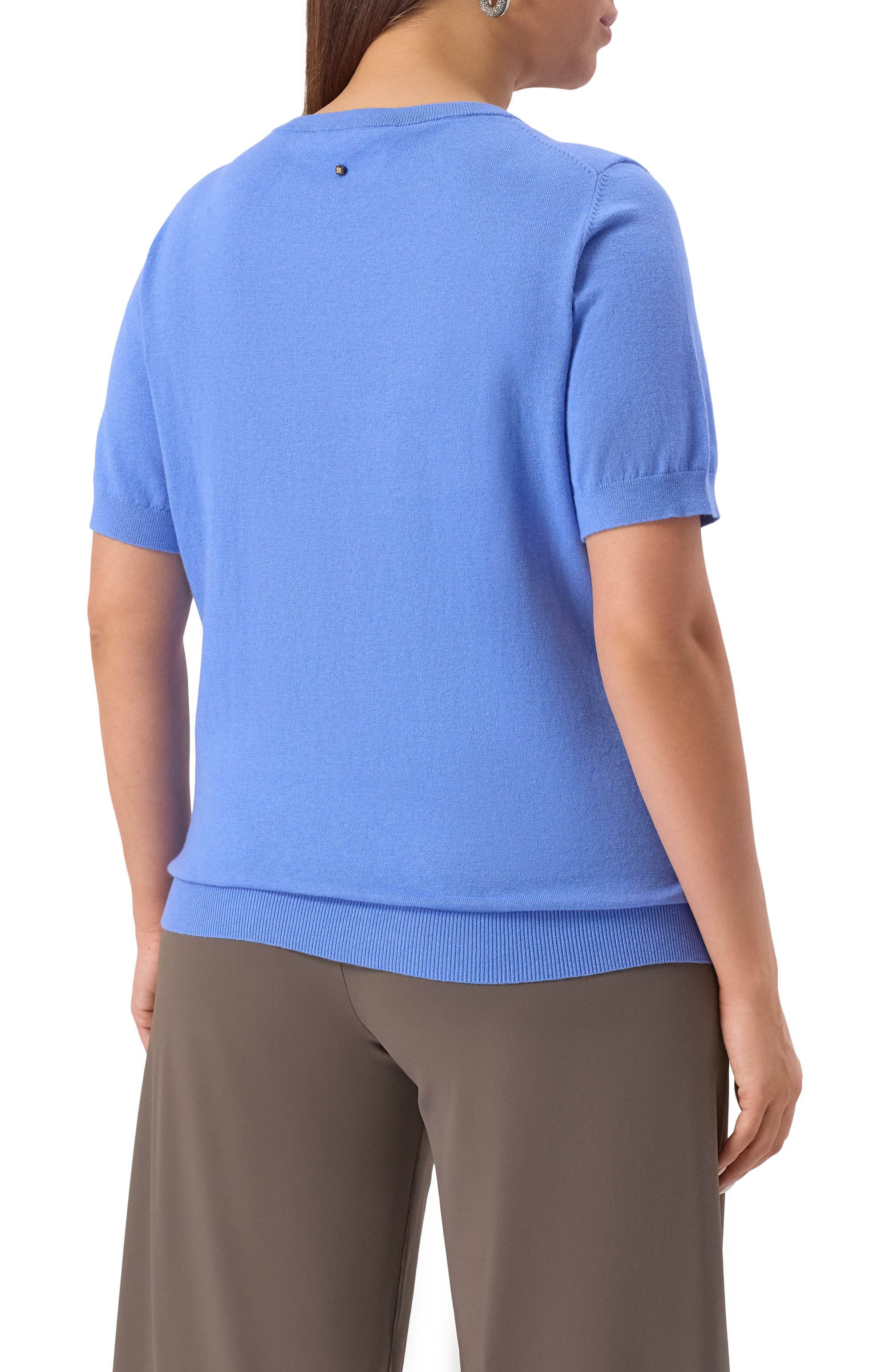 Пуловер из хлопка и кашемира MARINA SPORT, арт. TAZZINA, фото 4