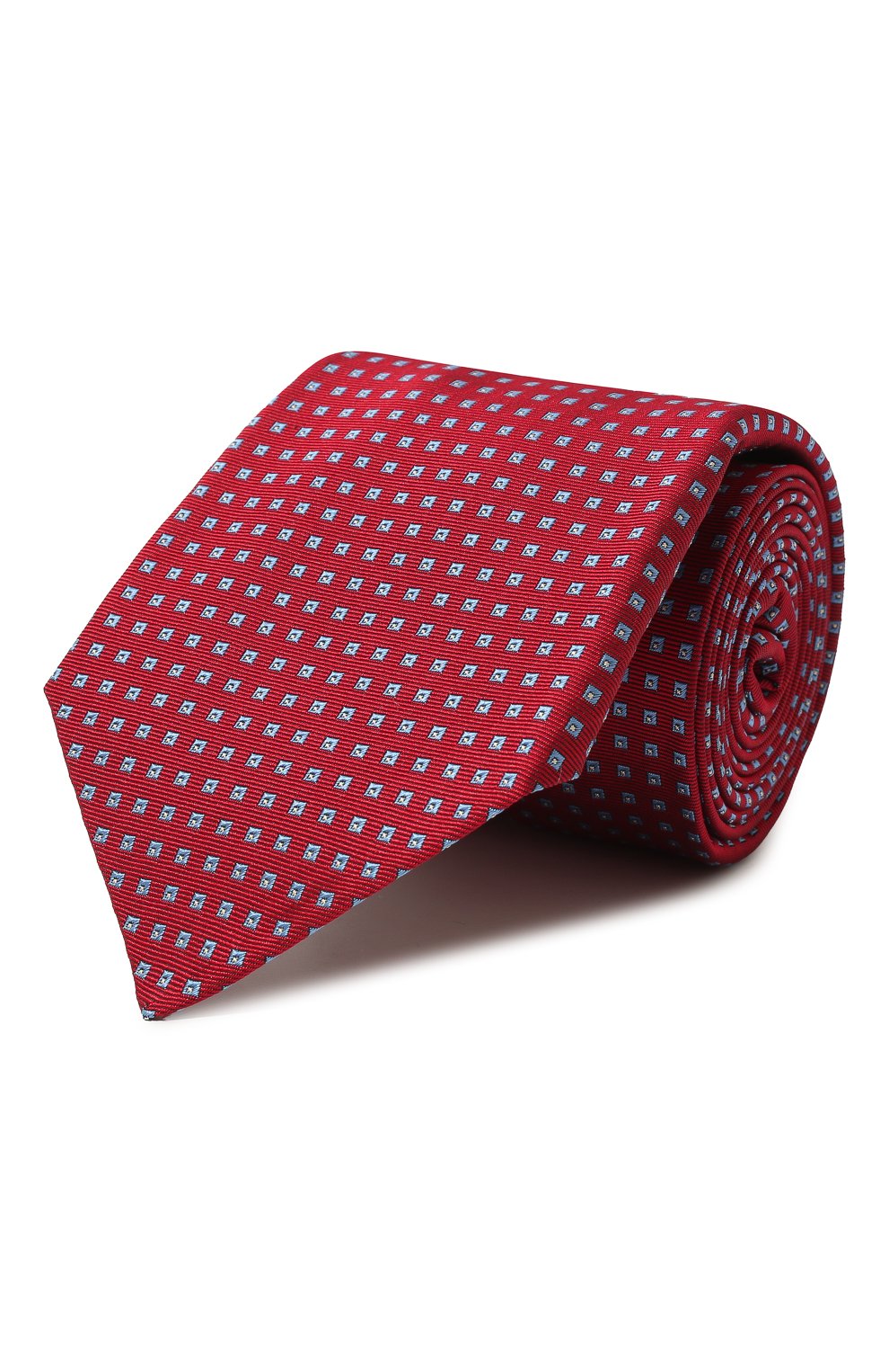 Шелковый галстук KITON красного цвета по цене 29350 руб., арт. UCRVKLC03H02, фото 1 Шелковый галстук KITON, арт. UCRVKLC03H02, фото 1