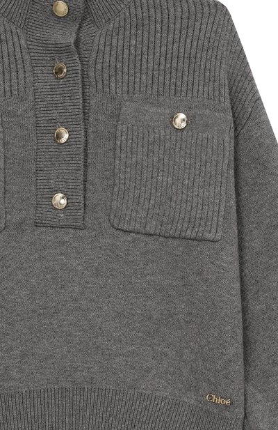 Свитер из хлопка и шерсти CHLOÉ, арт. C20636, фото 3