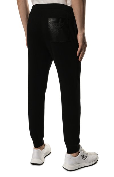 Джоггеры из кашемира и шелка PRADA, арт. UMP101-1Z4R-F0002-221, фото 4