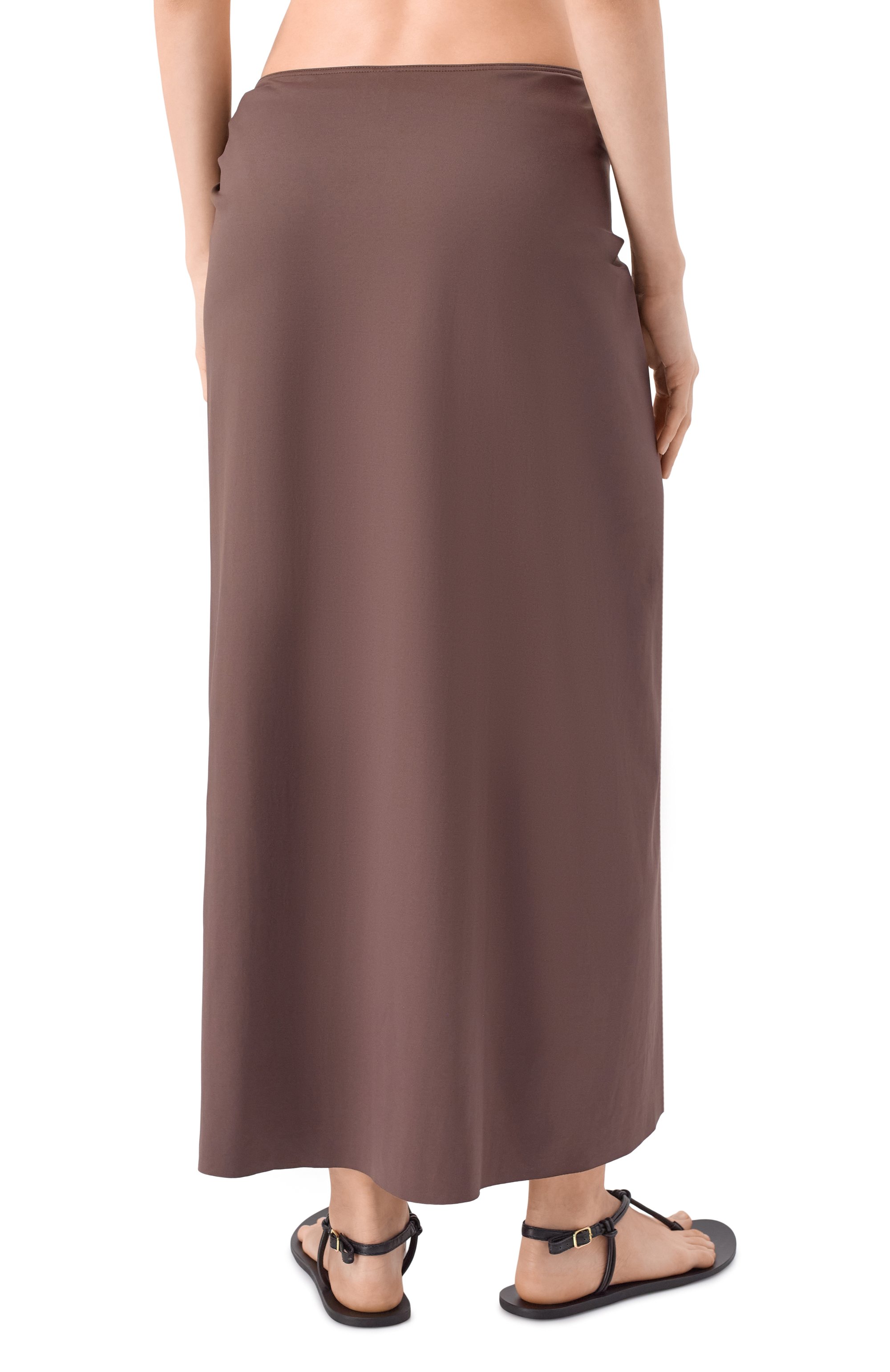 Парео NATAYAKIM коричневого цвета по цене 38700 руб., арт. NY-120BW, фото 4 Парео NATAYAKIM, арт. NY-120BW, фото 4