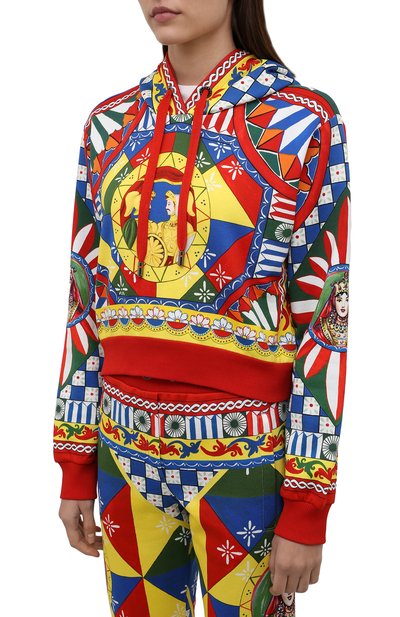 Хлопковое худи DOLCE & GABBANA, арт. F9H75T/FI776, фото 3