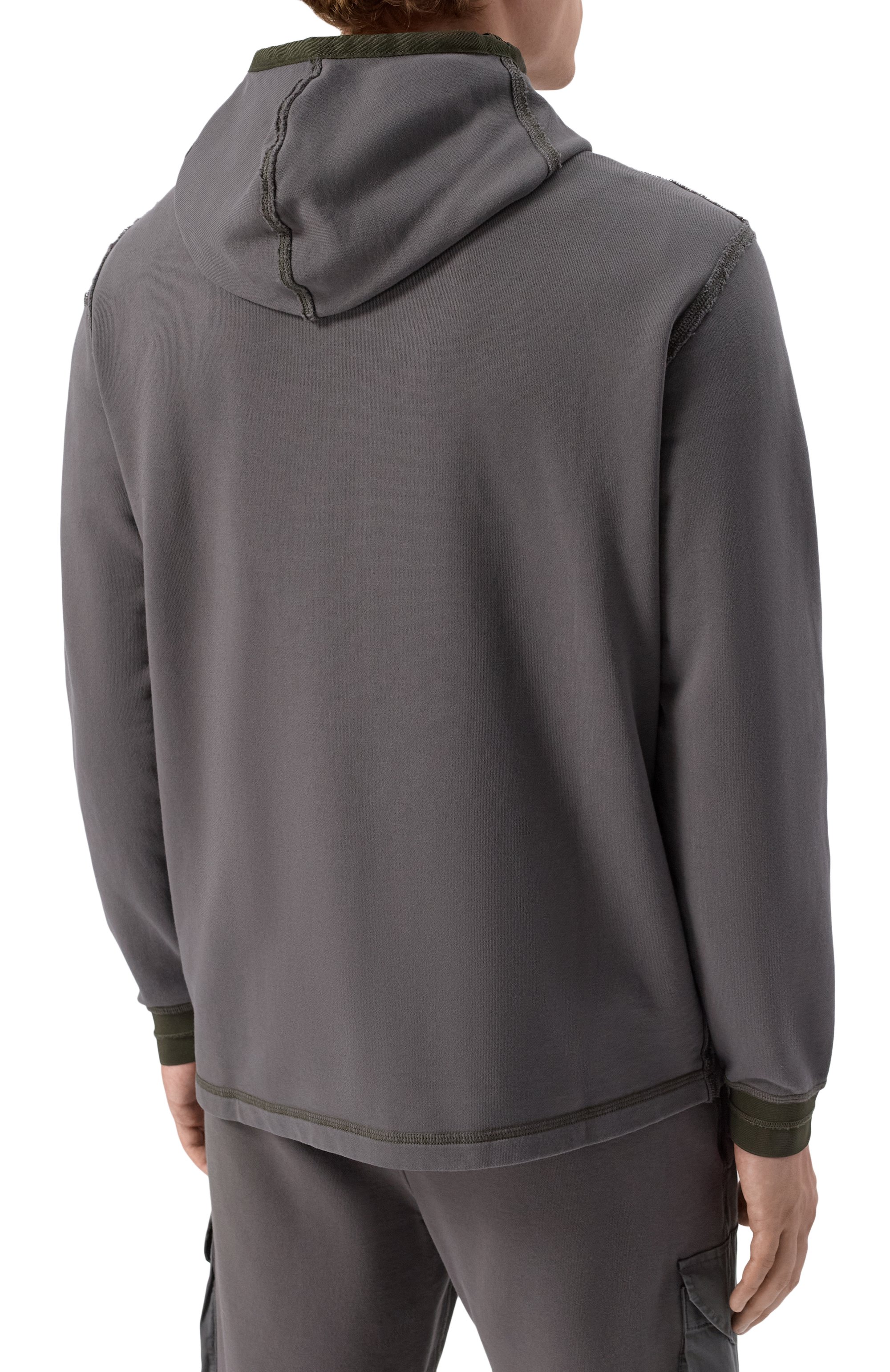 Хлопковая толстовка C.P. COMPANY темно-серого цвета по цене 41950 руб., арт. 18CMSS162A006090M, фото 4 Хлопковая толстовка C.P. COMPANY, арт. 18CMSS162A006090M, фото 4