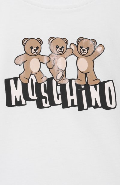Хлопковая футболка MOSCHINO, арт. HUM05P/LAA23, фото 3