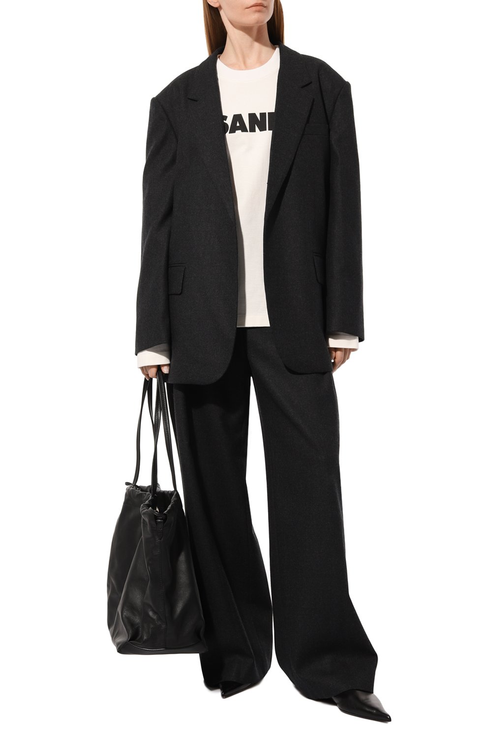 Хлопковый лонгслив JIL SANDER, арт. J02GC0107/J45047, фото 2