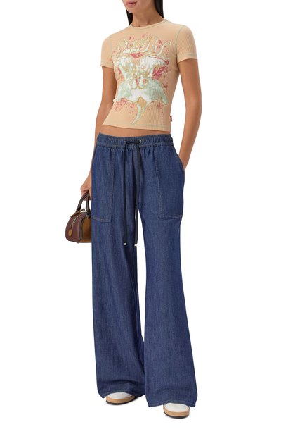 Джинсы utility pull on wide leg 7 FOR ALL MANKIND, арт. 7UCL0R70-1A9, фото 2