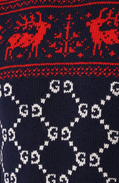 Шерстяной свитер с принтом GUCCI, арт. 522996/X9U41, фото 5