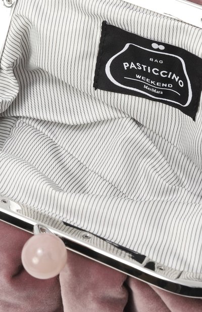 Сумка vespa pasticcino small WEEKEND MAX MARA темно-розового цвета по цене 36850 руб., арт. VESPA, фото 5 Сумка vespa pasticcino small WEEKEND MAX MARA, арт. VESPA, фото 5