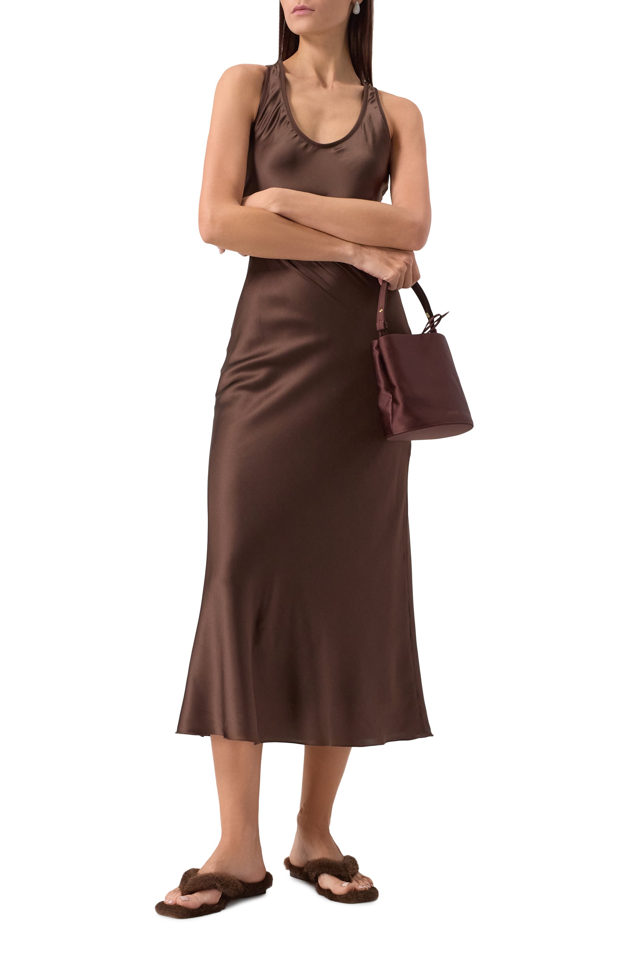 Меховые шлепанцы из норки RUBAN, арт. SN168.19.NOR800, фото 2