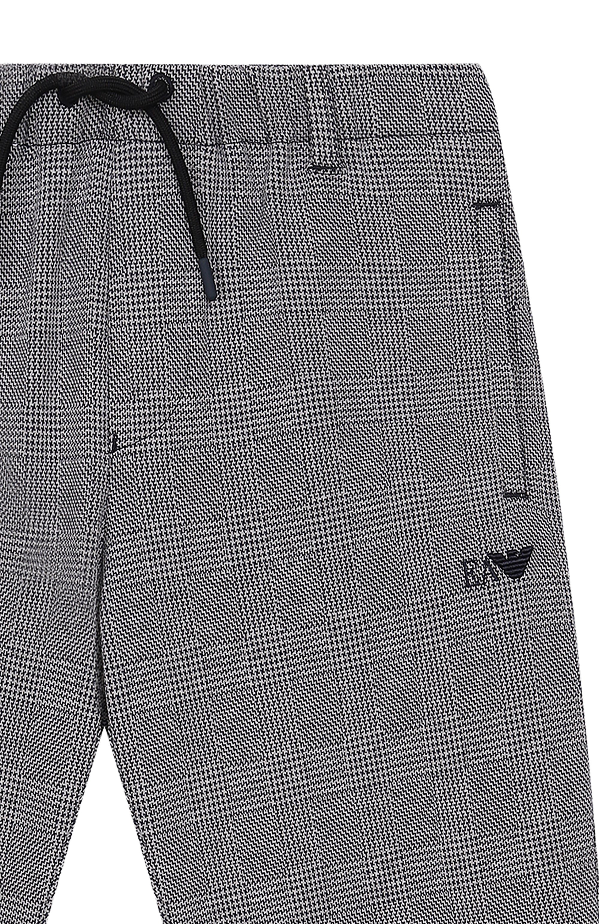 Брюки из вискозы и хлопка EMPORIO ARMANI, арт. EB000599/AF16695, фото 3