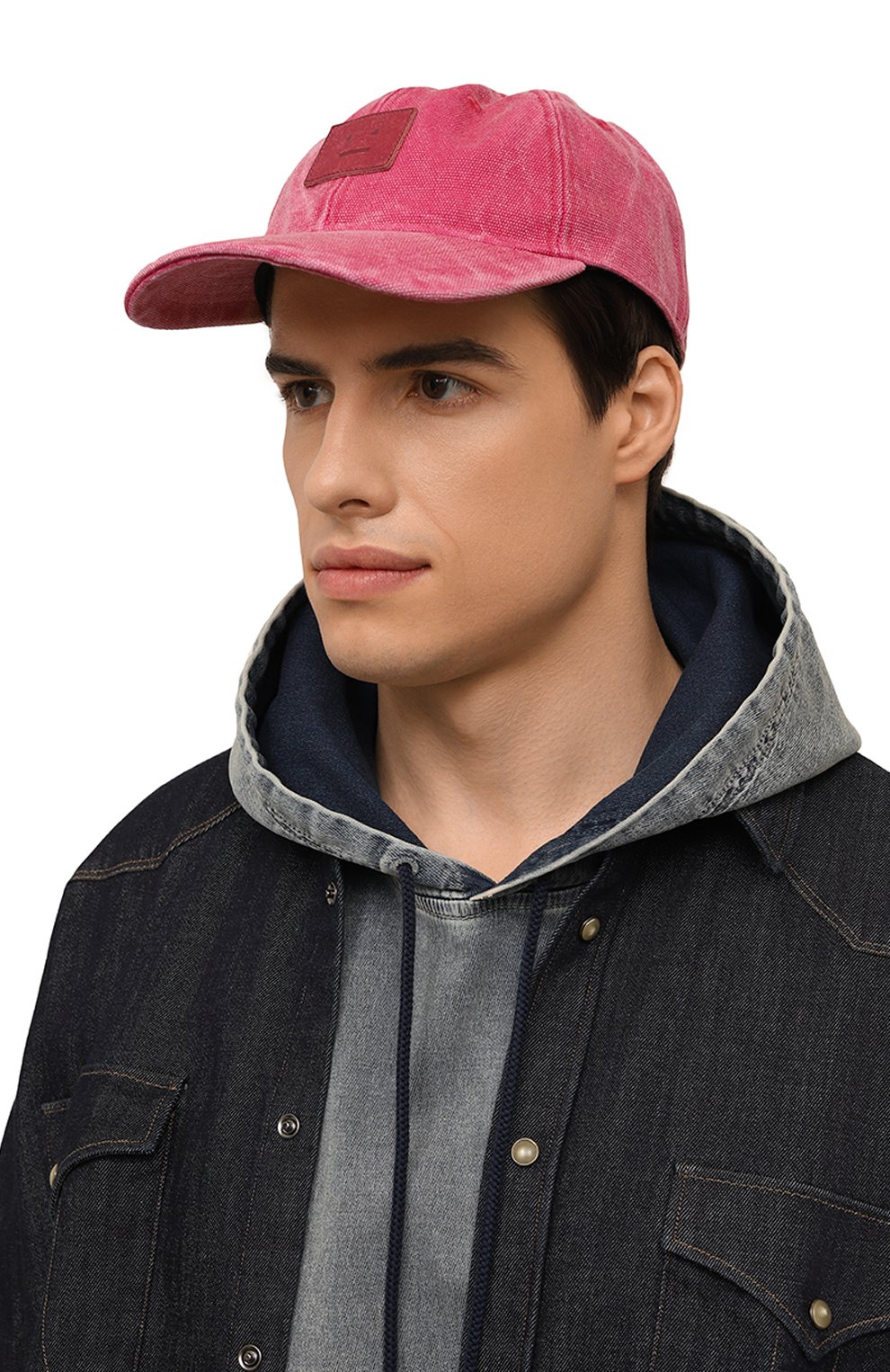 Хлопковая бейсболка ACNE STUDIOS, арт. FA-UX-HATS000171, фото 2