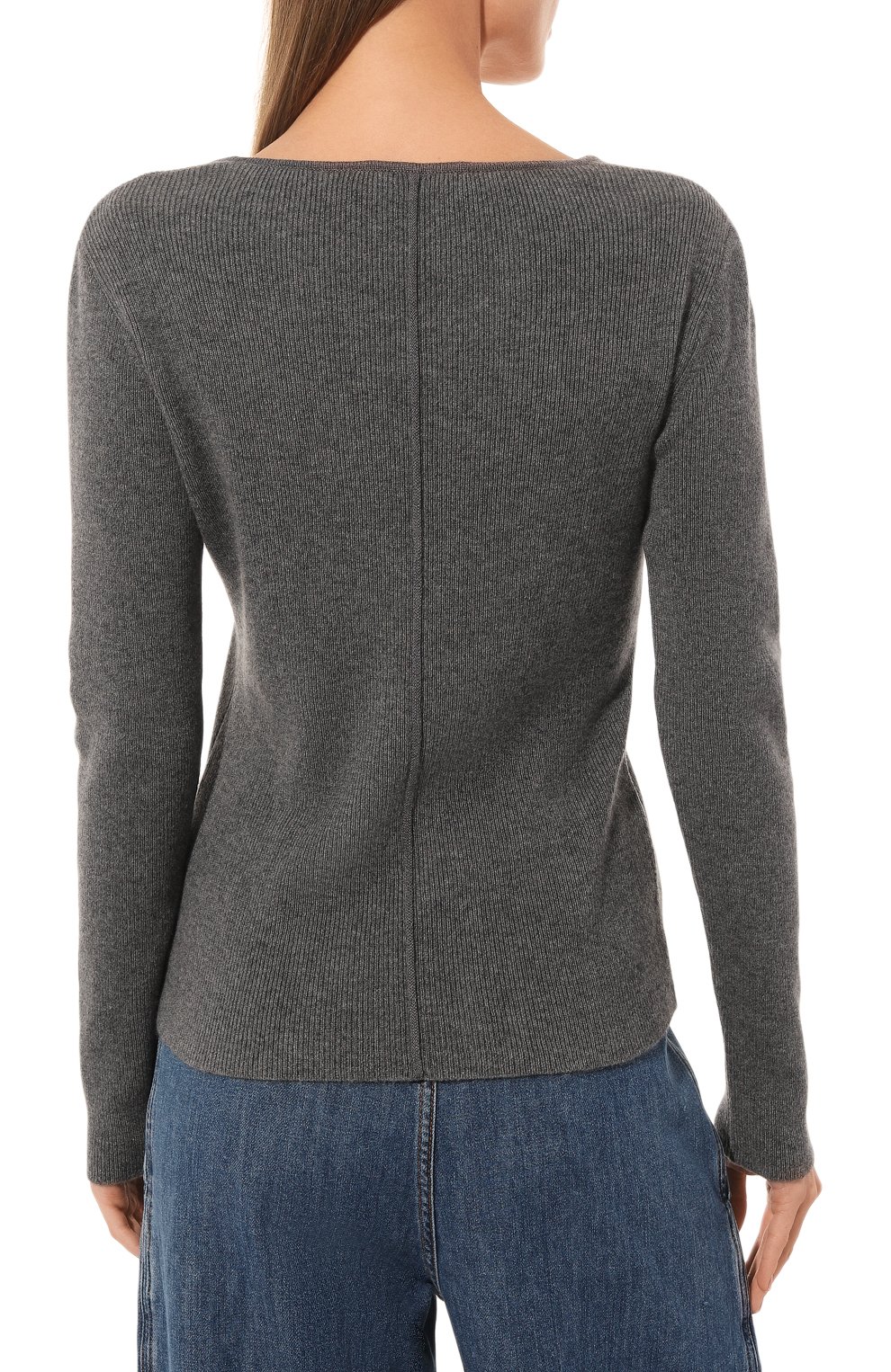 Кашемировый пуловер FREEAGE, арт. FW 20082-LGGM, фото 4