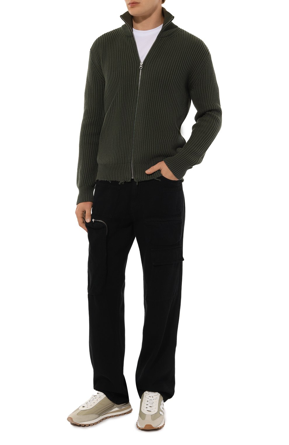 Хлопковый кардиган MM6, арт. SH0AM0021/M13039, фото 2