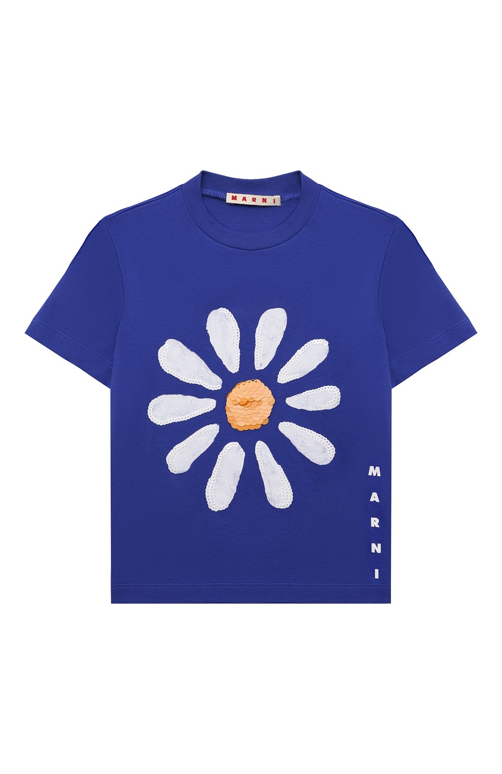 Хлопковая футболка MARNI, арт. M00796/M00H7, фото 1