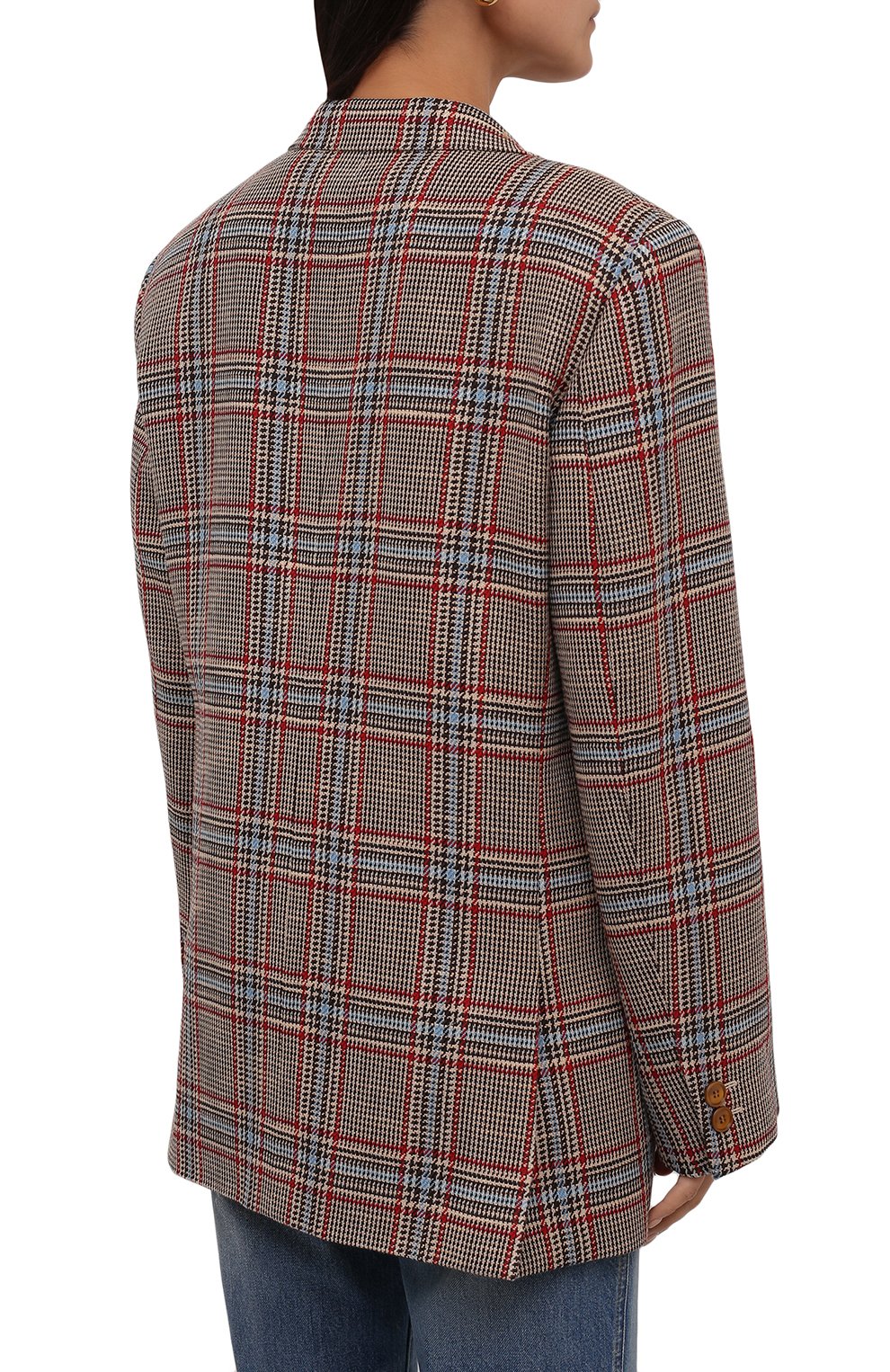 Жакет из шерсти и хлопка GUCCI, арт. 652010/ZAGL2, фото 4