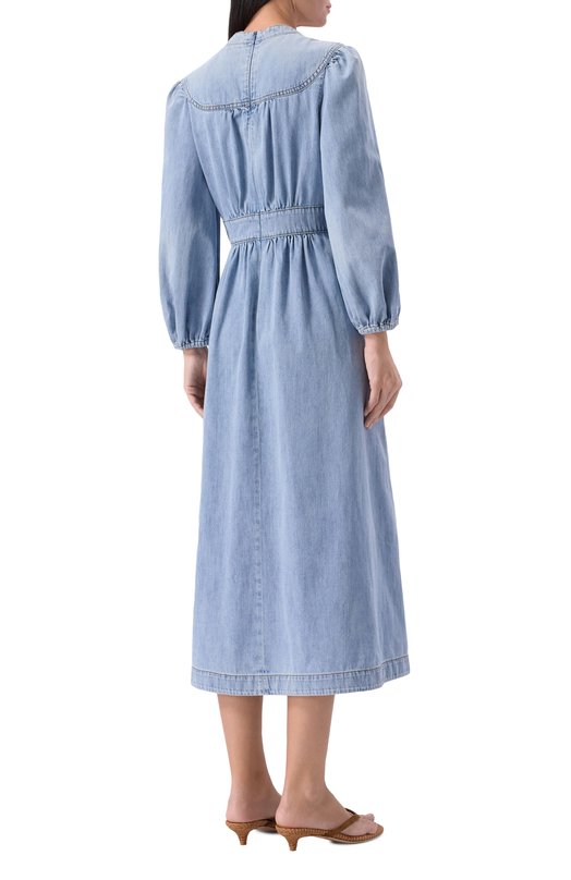 Джинсовое платье Zimmermann 2731DRS262 Голубой  2731DRS262 Фото 3