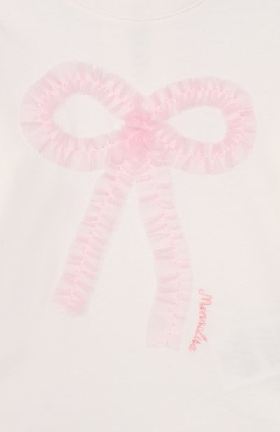 Хлопковый лонгслив MONNALISA, арт. 39F609, фото 3