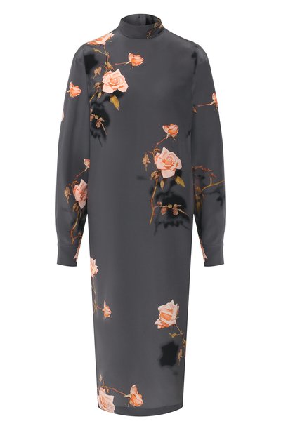 Женское шелковое платье DRIES VAN NOTEN, арт. 192-11076-8200