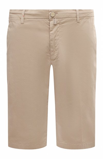 Мужские хлопковые шорты KITON, арт. UFBLACK0600D