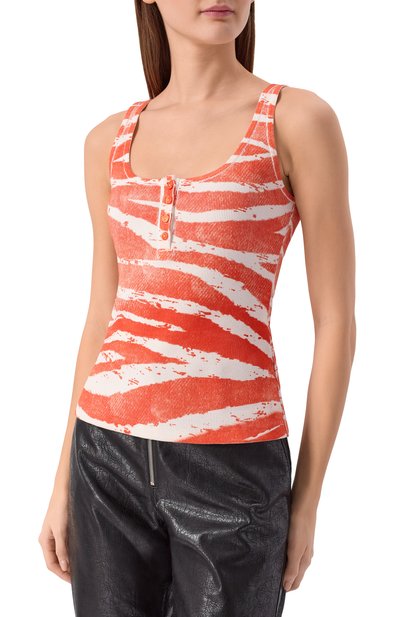 Хлопковая майка BLUMARINE, арт. 2T123A, фото 3