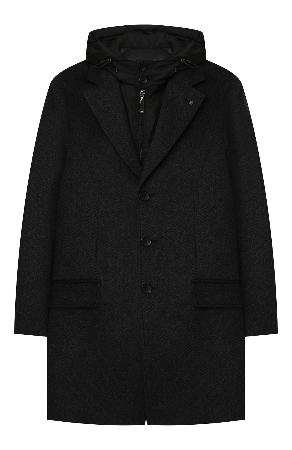 Шерстяное пальто с капюшоном ALESSANDRO BORELLI MILANO, арт. M2018-20л, фото 1