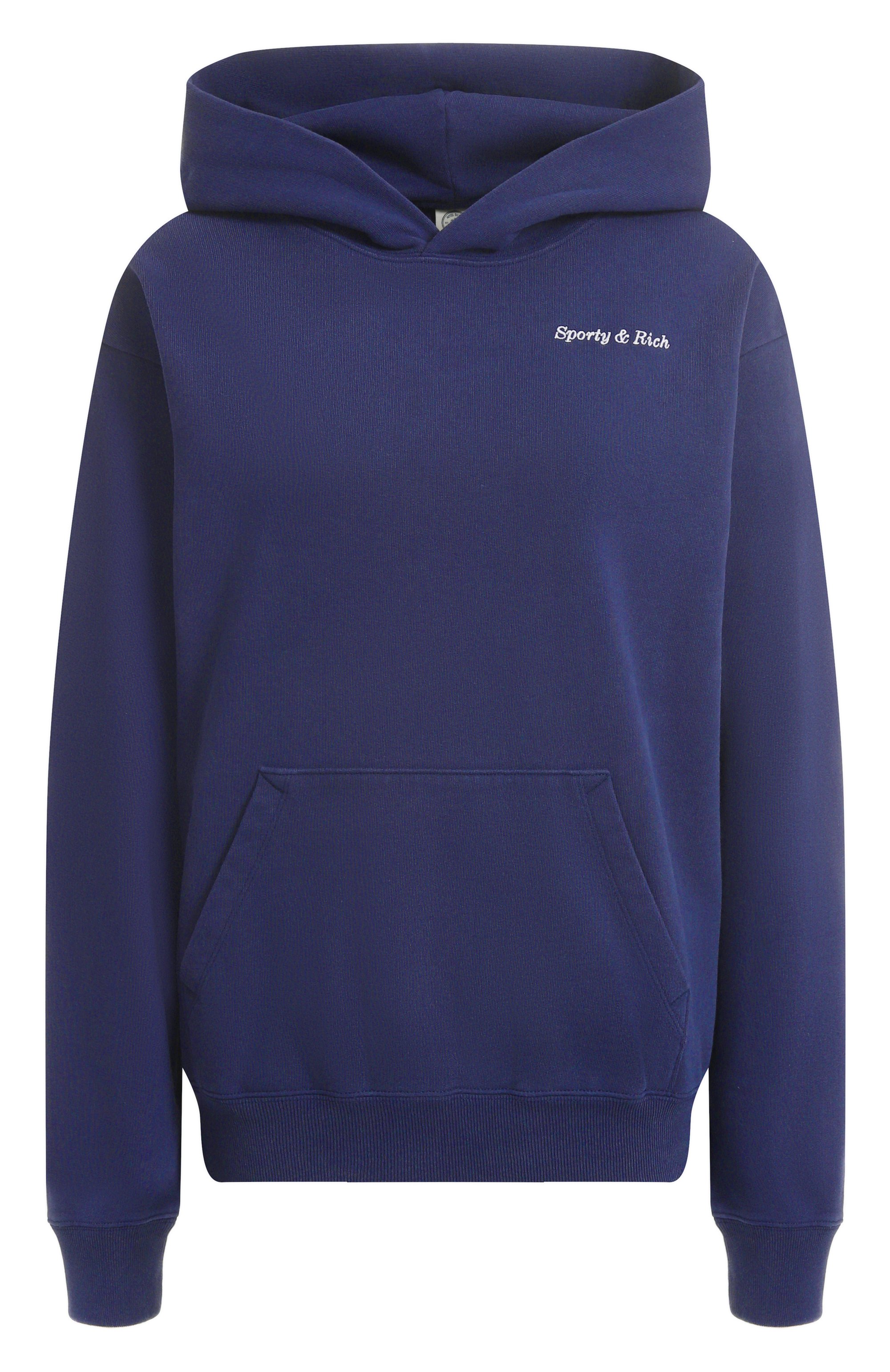 Хлопковое худи SPORTY AND RICH, арт. ST06760666BL106, фото 1