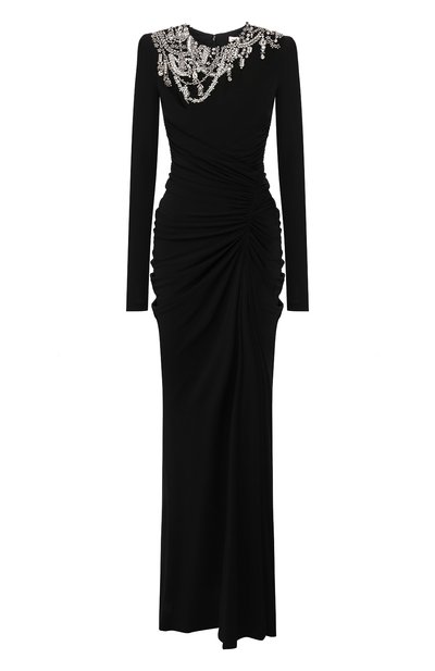 Женское платье-макси ALEXANDER MCQUEEN, арт. 584938/QLAAH