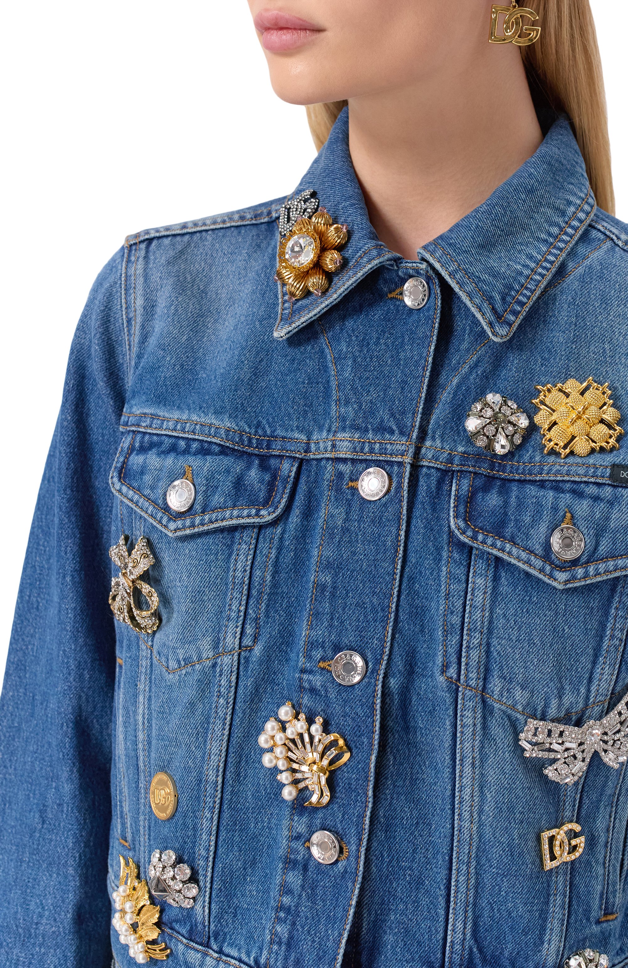 Джинсовая куртка DOLCE & GABBANA, арт. F9I46Z/G8NC7, фото 5