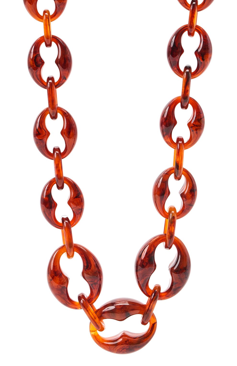 Колье PRADA коричневого цвета по цене 62000 руб., арт. 1JC399-2CD0-F0XSY, фото 2 Колье PRADA, арт. 1JC399-2CD0-F0XSY, фото 2