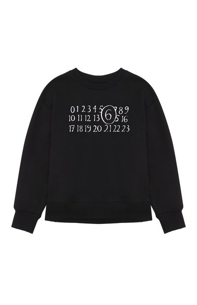 Хлопковый свитшот MM6, арт. M61009/MM02X