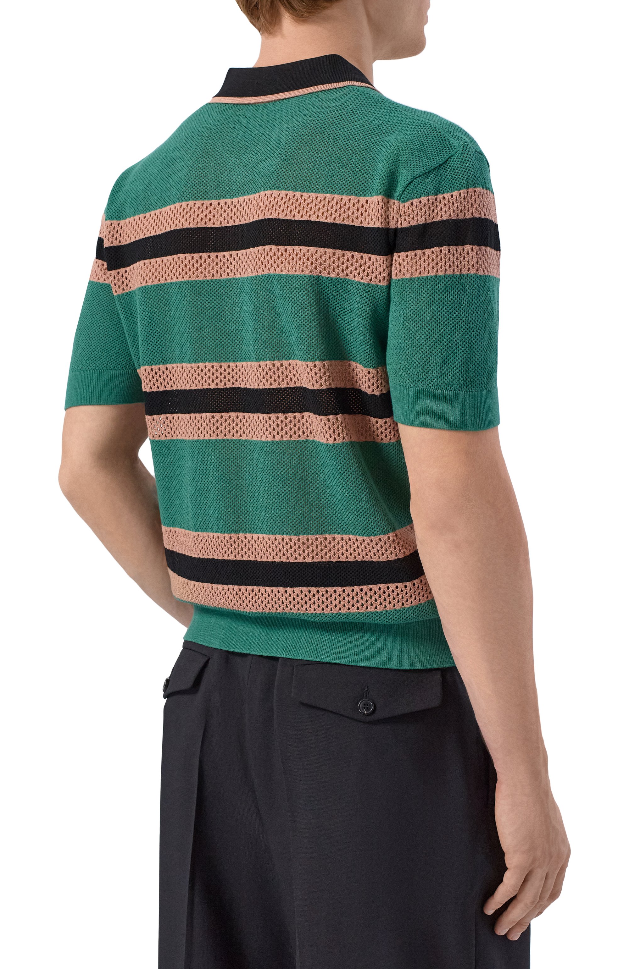 Поло из вискозы DRIES VAN NOTEN, арт. 021218/3701, фото 4