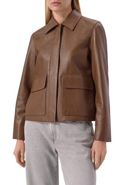 Кожаная куртка THEORY, арт. P0100405, фото 3