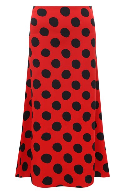 Юбка из вискозы MARNI красного цвета по цене 87550 руб., арт. G0MA0567A0/UTV996, фото 1 Юбка из вискозы MARNI, арт. G0MA0567A0/UTV996, фото 1