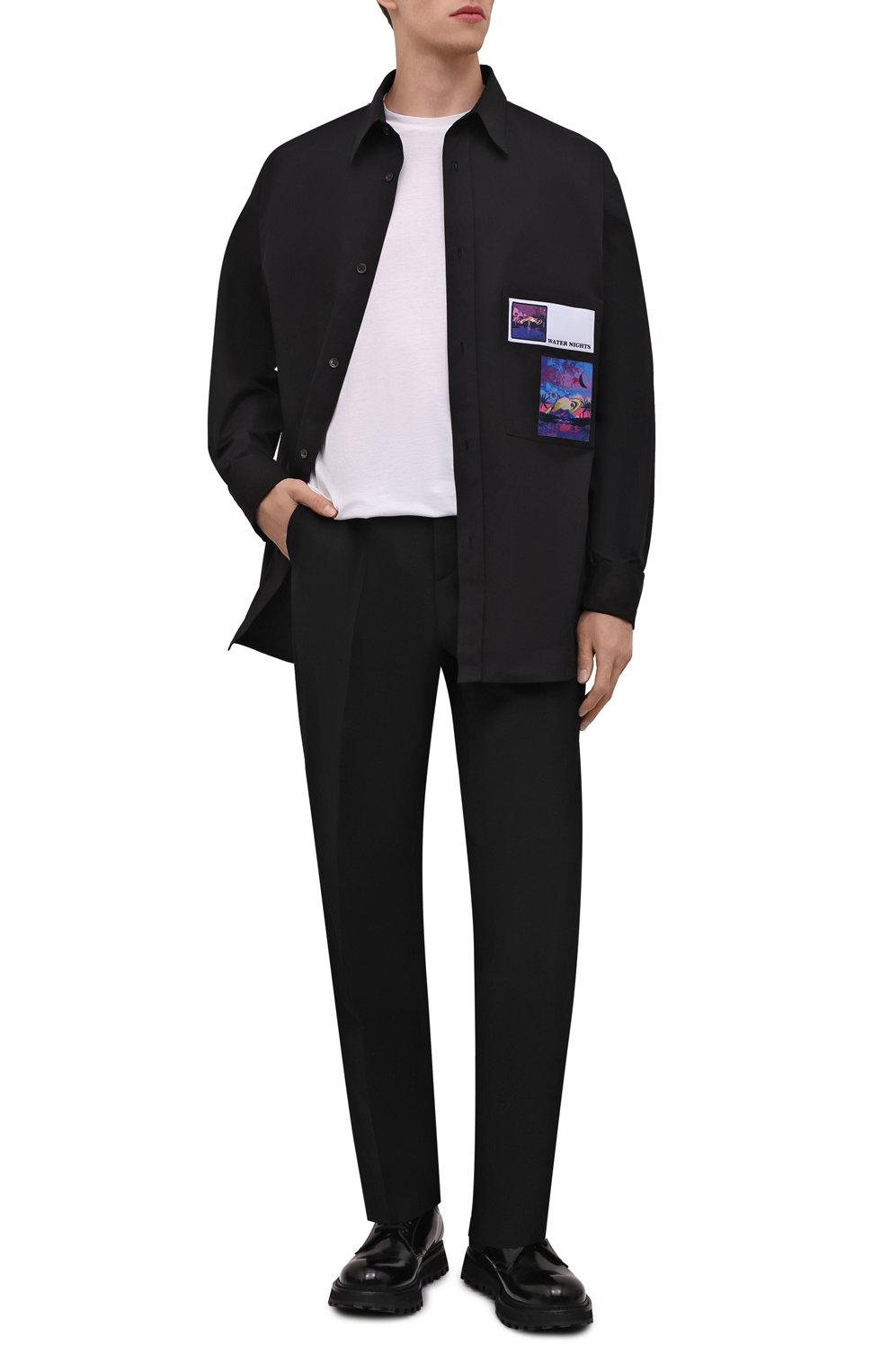 Хлопковая рубашка VALENTINO, арт. XV3ABH4882B, фото 2