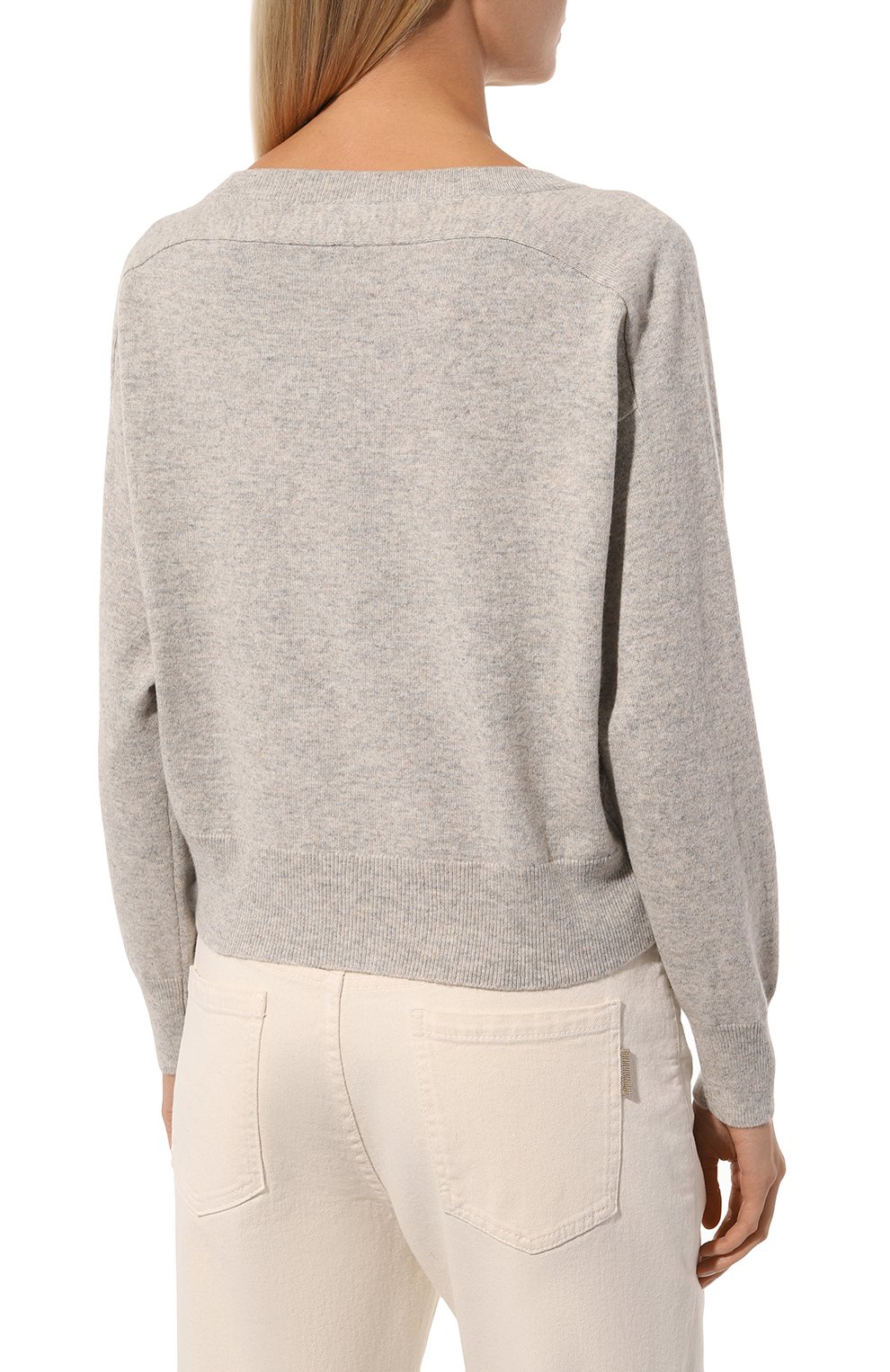 Кашемировый пуловер BRUNELLO CUCINELLI, арт. M1216BP415, фото 4