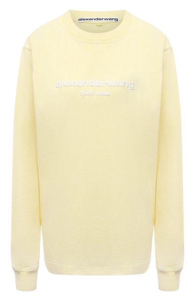 Женская хлопковый лонгслив ALEXANDER WANG, арт. UCC1211031