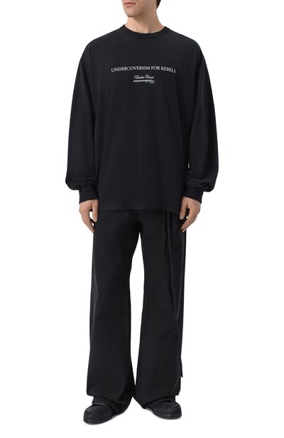 Лонгслив из хлопка и вискозы UNDERCOVER, арт. UP1F4807, фото 2