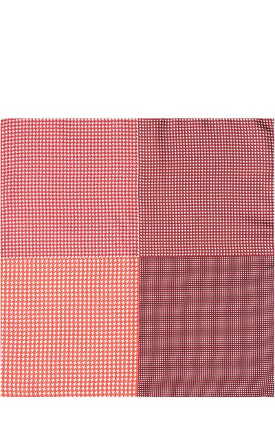 Шелковый платок LANVIN бордового цвета по цене 7995 руб., арт. 5832/HANDKERCHIEF, фото 2 Шелковый платок LANVIN, арт. 5832/HANDKERCHIEF, фото 2