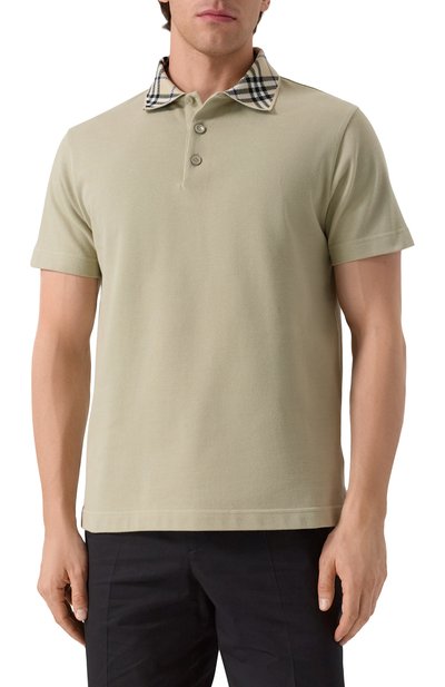 Хлопковое пол�о BURBERRY, арт. 8103866, фото 3