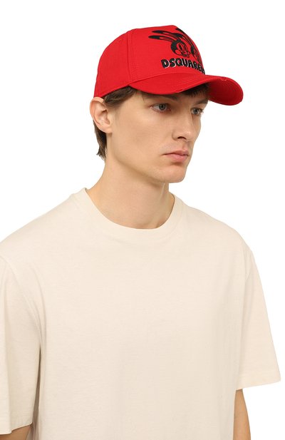Хлопковая бейсболка DSQUARED2, арт. BCM0670 05C00001, фото 2