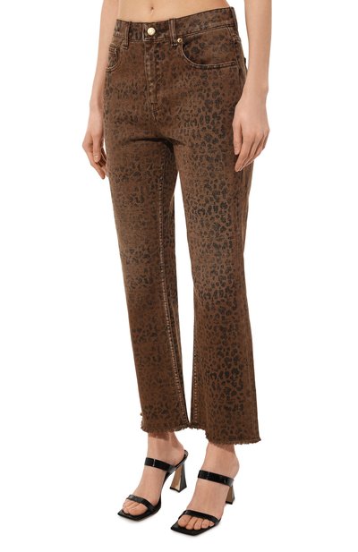 Джинсы GOLDEN GOOSE DELUXE BRAND леопардового цвета по цене 49950 руб., арт. GWP00843.P000623, фото 3 Джинсы GOLDEN GOOSE DELUXE BRAND, арт. GWP00843.P000623, фото 3