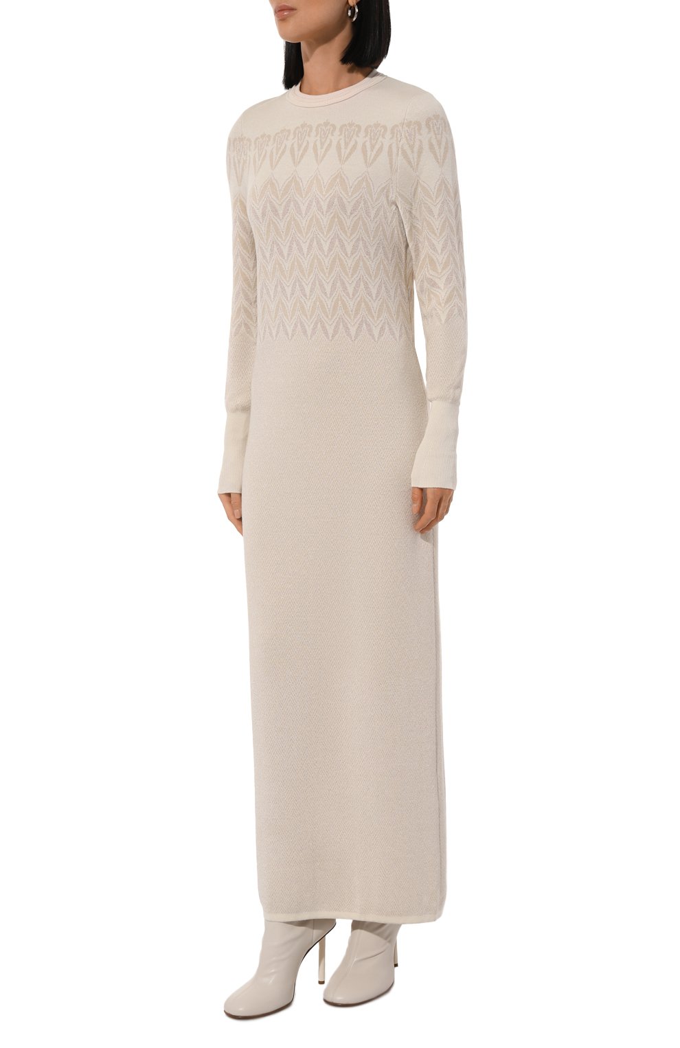 Платье из шелка и кашемира FREEAGE, арт. W25.DR116M.6039.101, фото 3