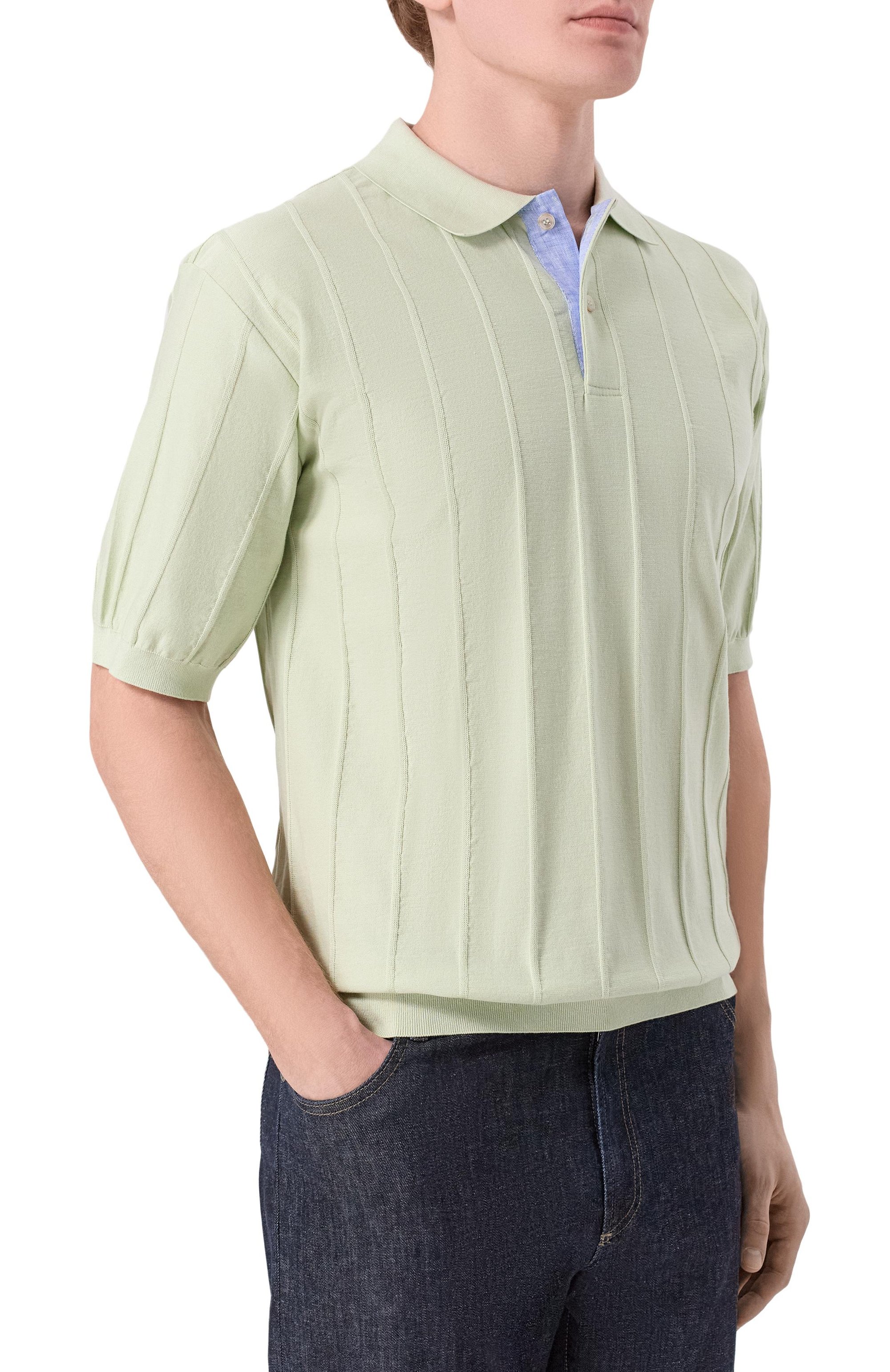 Хлопковое поло PAUL&SHARK, арт. 26411632_001, фото 3